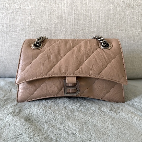 Balenciaga Quilted Crashed Calf Leather Bag. New! - Picture 1 of 11